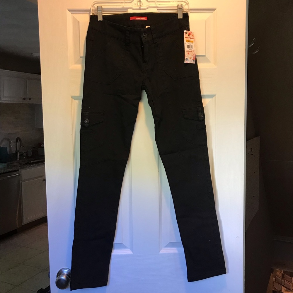 UNIONBAY NWT Juniors Skinny Black Cargo Jeans